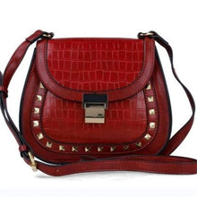 MB 85074 Burgundy Red Clutch Handbag