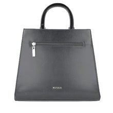 MB FEBRIS 854391 BLACK Multi Colour Leatherette with Gold Accessories Handbag