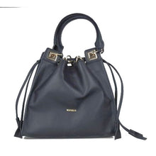 MB EOFOR 85407 BLACK Leatherette with Gold Accessories Handbag