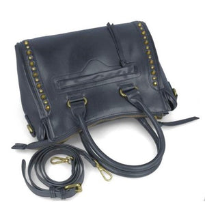 MB FASCINO 85408 BLACK with Gold Accessories Handbag