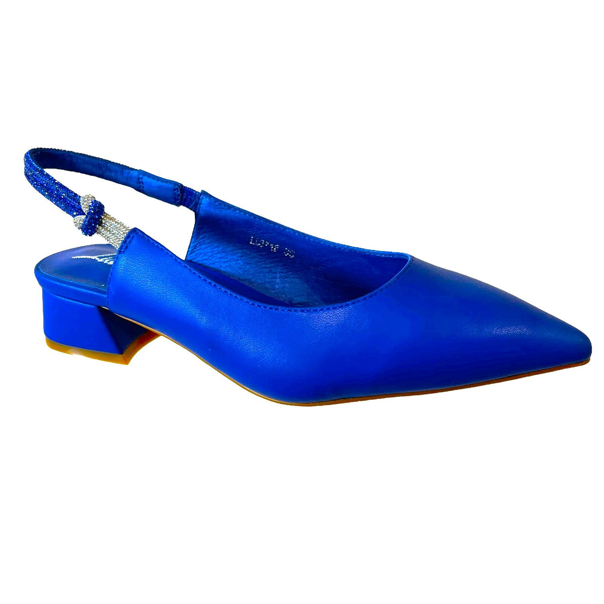 Cobalt blue slingback shoes best sale