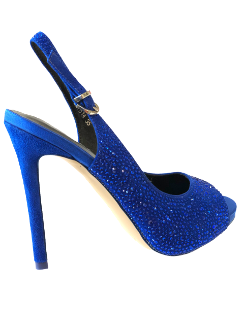 Cobalt blue high deals heels