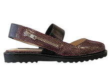 TUFFONI 1479 Silver Bordo & Black Sandals