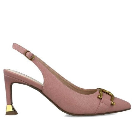 MB 23900 Pink Salmon Mid Heels