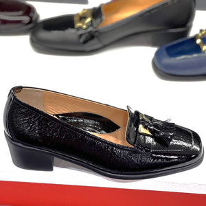 Relax E-5281-03 Black Leather Loafer