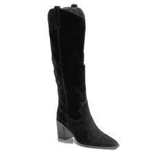 MB 24698 Black Leather Boots