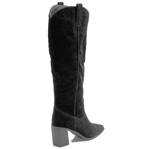 MB 24698 Black Leather Boots