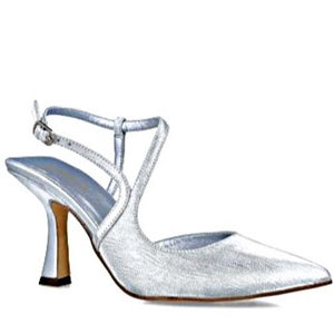 MB 24767 Silver High Heels