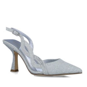 MB 24788 Silver Glitter High Heels