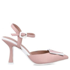 MB 24962 Blush White Multi Colour High Heels