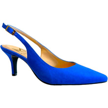 Marian 2801 Cobalt Blue Suede Mid Heels