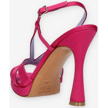 RF 3386 Fuchsia (Fuxia) Satin Platform High Heels