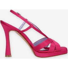 RF 3386 Fuchsia (Fuxia) Satin Platform High Heels