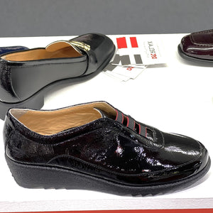 Relax E-7373-03 Black Leather Loafer