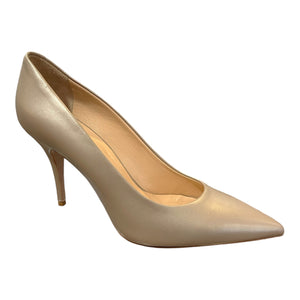 POL4924-02 Pearl Taupe Patent Leather High Heels