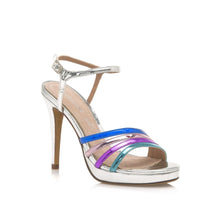 MM67389 Sky Blue, Rose Gold, Fuchsia & Silver High Heels