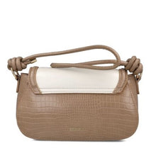 MB 85254 Beige, Taupe & Stone Color Crossbody bag