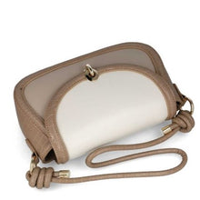 MB 85254 Beige, Taupe & Stone Color Crossbody bag
