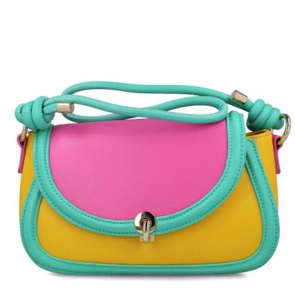 MB 85256 Yellow Multi Color Handbag