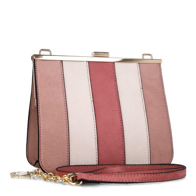 MB 85276 Blush, Ivory & Salmon Clutch, Shoulder Bag, Handbag