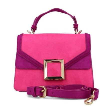 MB 85283 Fuschia & Pink Clutch Handbag