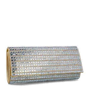 MB 85599 Gold Diamante Encrusted Clutch