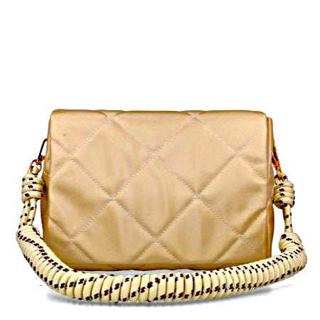 MB 85717 Gold Clutch Handbag