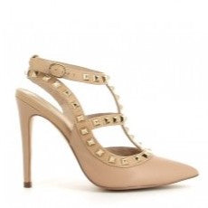 Siren Adore Nude Leather High Heels