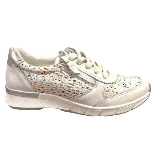 ACO AZIRA White & Multi Colour Sneakers