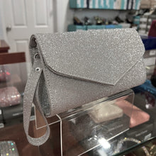 B123 Cometa Silver Lurex Clutch