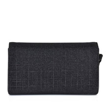 B123 Galassia Black Glitter Lurex Clutch