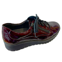 Westland Calias 22 by Josef Seibel Burgundy Patent Leather Sneakers