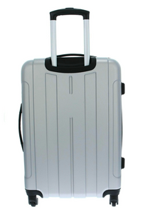 Mario Valentino VV6PC01BXK1 Silver Hard Shell Wheeled Suitcases