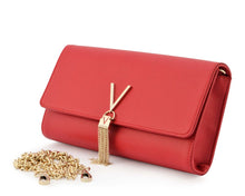 Mario Valentino VBS1R401G  Red Clutch