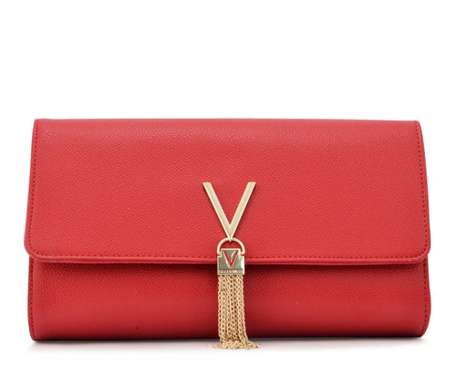 Mario Valentino VBS1R401G  Red Clutch