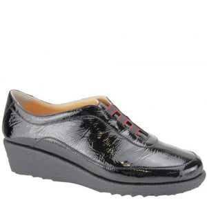 Relax E-7373-03 Black Leather Loafer