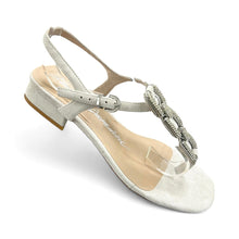 LB EE701A Leather Flat Gold Thongs