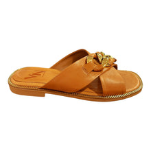 Via Nova FABB Tan Leather Sandal