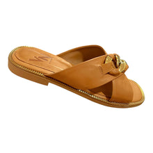 Via Nova FABB Tan Leather Sandal