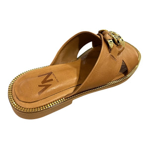 Via Nova FABB Tan Leather Sandal