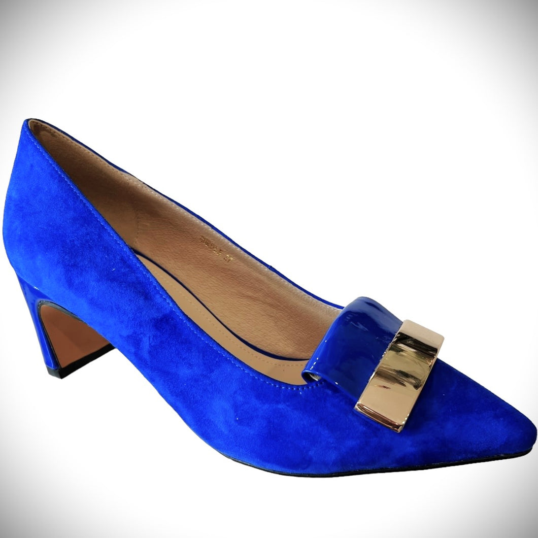 VAGO HURDLE Cobalt Suede - Mid Heels