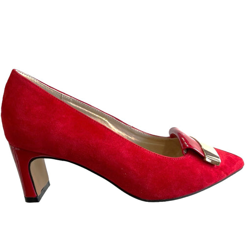 VAGO HURDLE Red Suede - Mid Heels