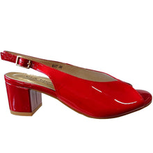 Via Nova KATT RED Patent Leather - Block Heels