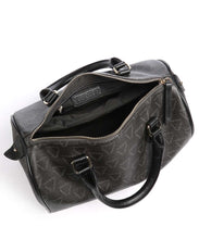 Mario Valentino LIUTO VBS3KG28 Black Multi Colour Barrel Handbag