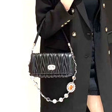 Essential Collection MM Pattern Black Leather Evening Clutch