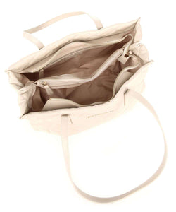 Mario Valentino OCARINA VBS3KK10 Off White Quilted Tote Handbag