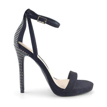 VERALI POMMY Black Micro suede High Heels