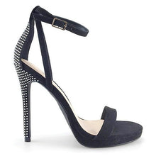 VERALI POMMY Black Micro suede High Heels