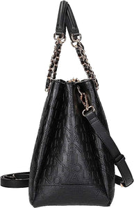Mario Valentino Relax VBS6V001 Black Shoulder Strap Handbag