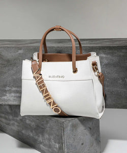 Mario Valentino Alexia VBS5A802 White Shoulder Strap Handbag
